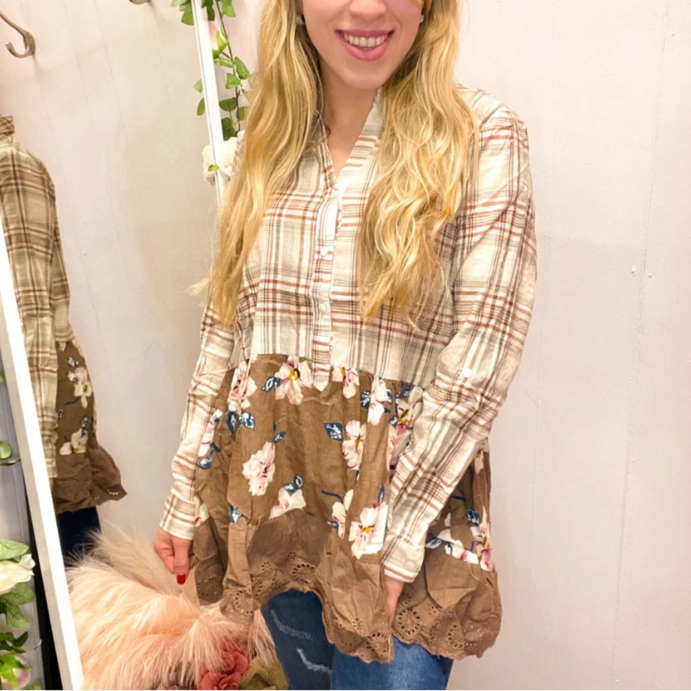 Flower Garden Blouse Oddi Boutique Brand